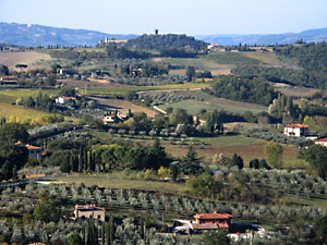  View from Montalcino, Tuscany