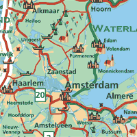 netherlands cycling route map